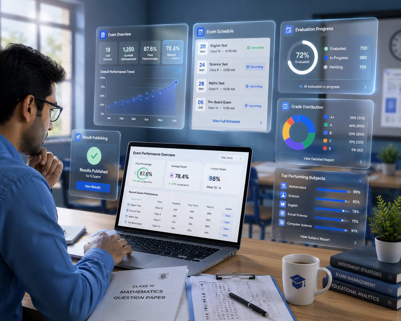 Exam Management Dashboard