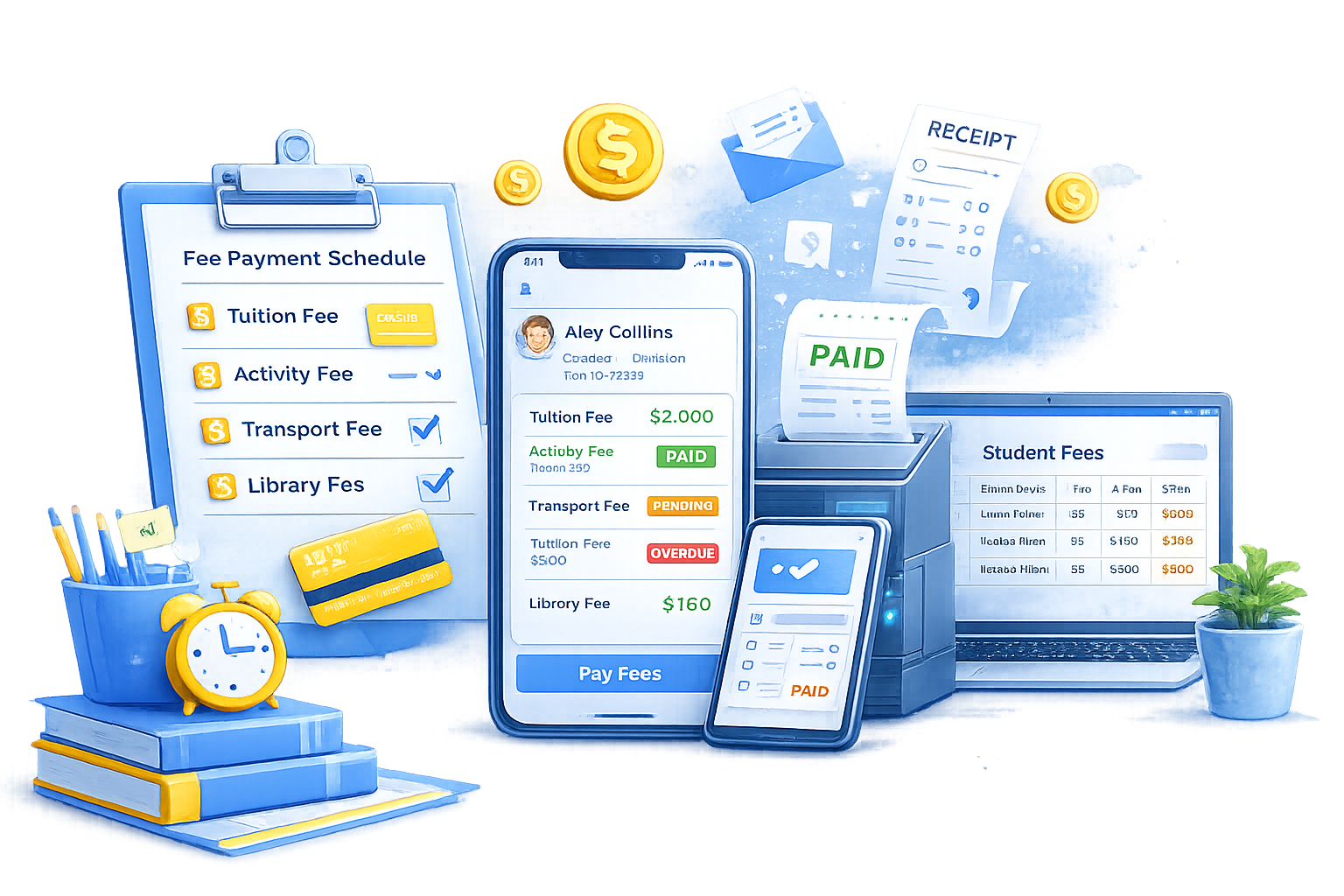 Fee Management and Financial Tracking for Schools