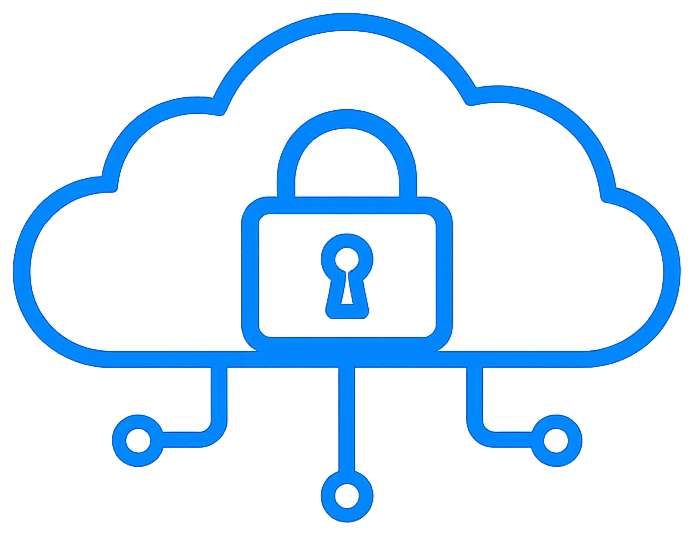 Secure Cloud Infrastructure Icon